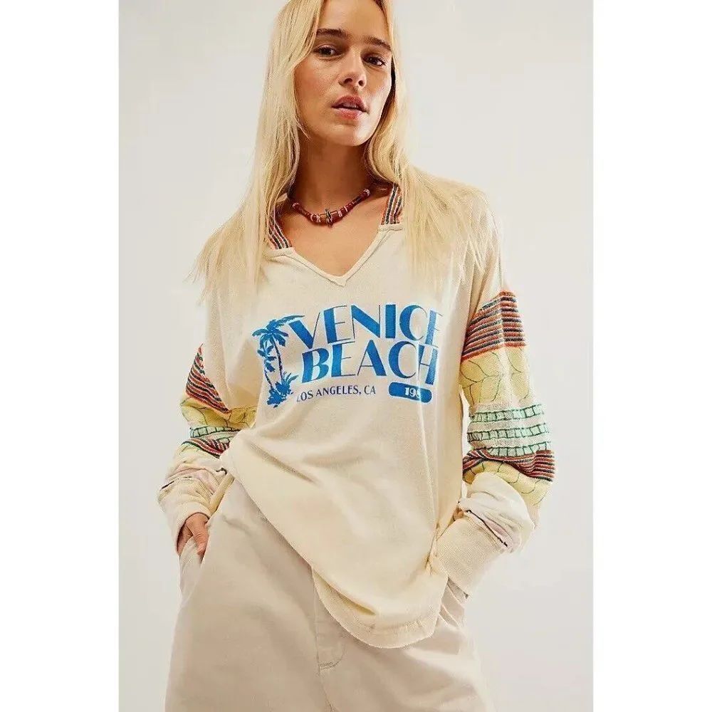 NEW FREE PEOPLE Sz XS ALL SUMMER LONG HOODIE